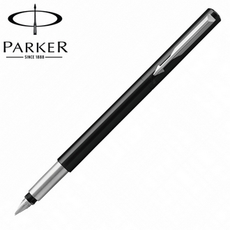 【派克 PARKER】(請先來電詢問存貨)威雅系列 絲柔黑桿 鋼筆 筆尖F  P2025379 /支