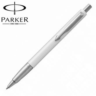 【派克 PARKER】(請先來電詢問存貨)威雅系列 絲柔白桿 原子筆 P2027660 /支