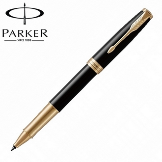 【派克 PARKER】(請先來電詢問存貨)卓爾系列 麗黑金夾 鋼珠筆 P1950787 /支