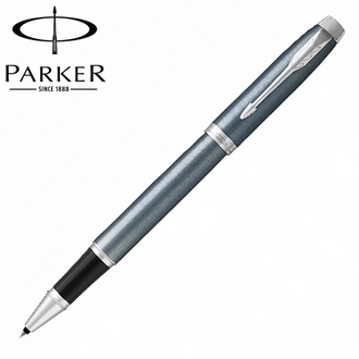 【派克 PARKER】(請先來電詢問存貨)新IM系列 藍灰白夾 鋼珠筆 P1931662 /支