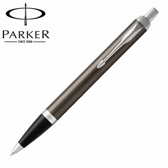 【派克 PARKER】(請先來電詢問存貨)新IM系列 金屬灰白夾 原子筆 P1975560 /支