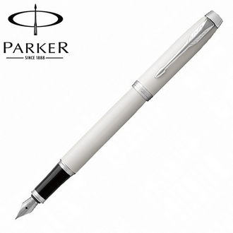 【派克 PARKER】(請先來電詢問存貨)新IM系列 白桿白夾 鋼筆 P1931672 /支