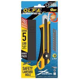 【OLFA】大型X系列美工刀 L-7/5BB超值包（日本包裝型號224B型） / 支
