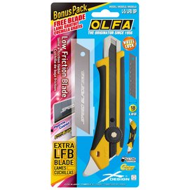 【OLFA】大型美工刀 L-5/LFB/BP型超值包（2018年最新款） / 支
