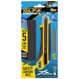 【OLFA】大型X系列美工刀 L7-AL/5BB超值包（日本包裝型號225B型）/ 支