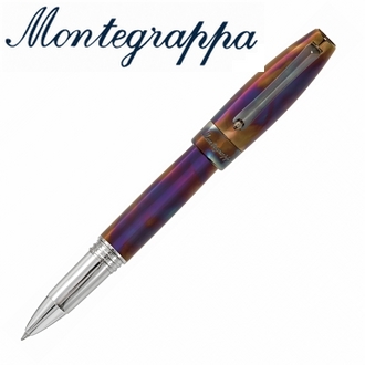 義大利Montegrappa萬特佳  藍色烈焰系列 - 鋼珠筆 ISFORRBZ /支