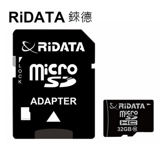 【RiDATA錸德】 micro SDHC UHS-I Class10  32GB 記憶卡 /個
