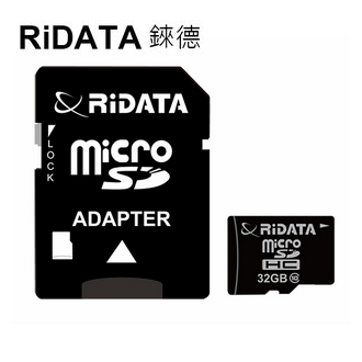 【RiDATA錸德】 micro SDHC Class10  32GB 記憶卡 /個