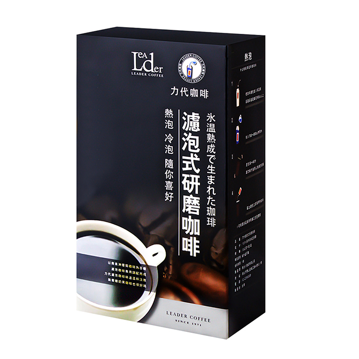Leader力代 濾泡式研磨冷萃咖啡(4入/盒) AMC013