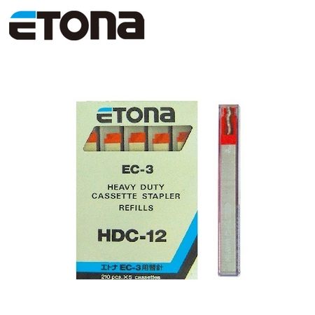 {振昌文具}【龍和DR】《日本ETONA》卡式訂書針(EC-3專用針) 5支入/盒 HDC-12