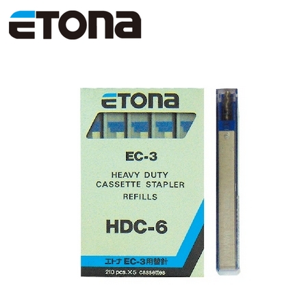 {振昌文具}【龍和DR】《日本ETONA》卡式訂書針(EC-3專用針) 5支入/盒 HDC-6