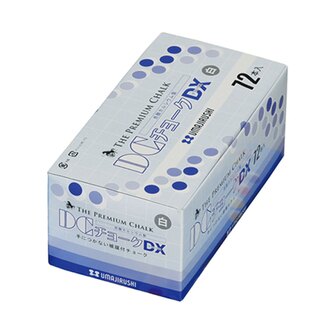 【馬印UMAJIRUSH】日本製 DX501  無毒 無塵粉筆 白色   24盒/件