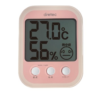 {振昌文具}日本DRETEC(多利可)溫濕度中暑警示計 型號：O-251PK