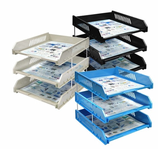 {振昌文具}W.I.P A4三層公文架 BH553/組