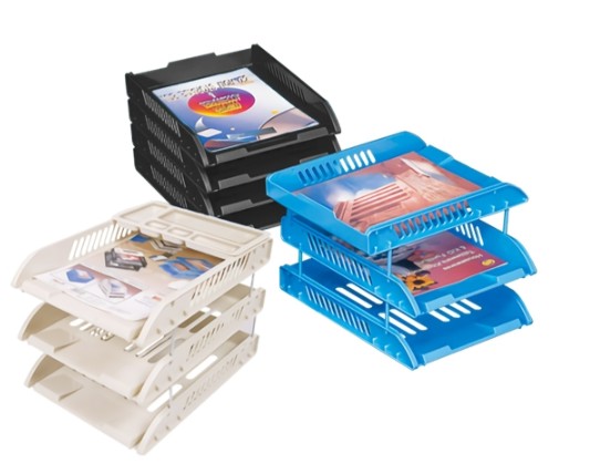 {振昌文具}W.I.P A4三層公文架 BH853/組