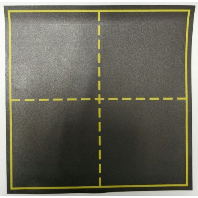 {振昌文具}田字格黑板磁鐵 磁鐵軟黑板 19*19公分/片