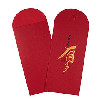 Dr.Paper精緻紅包袋(金點紅-有多)2入/包 MA-R03