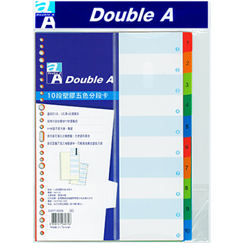 Double A 五色分段卡10段 DAFF16008