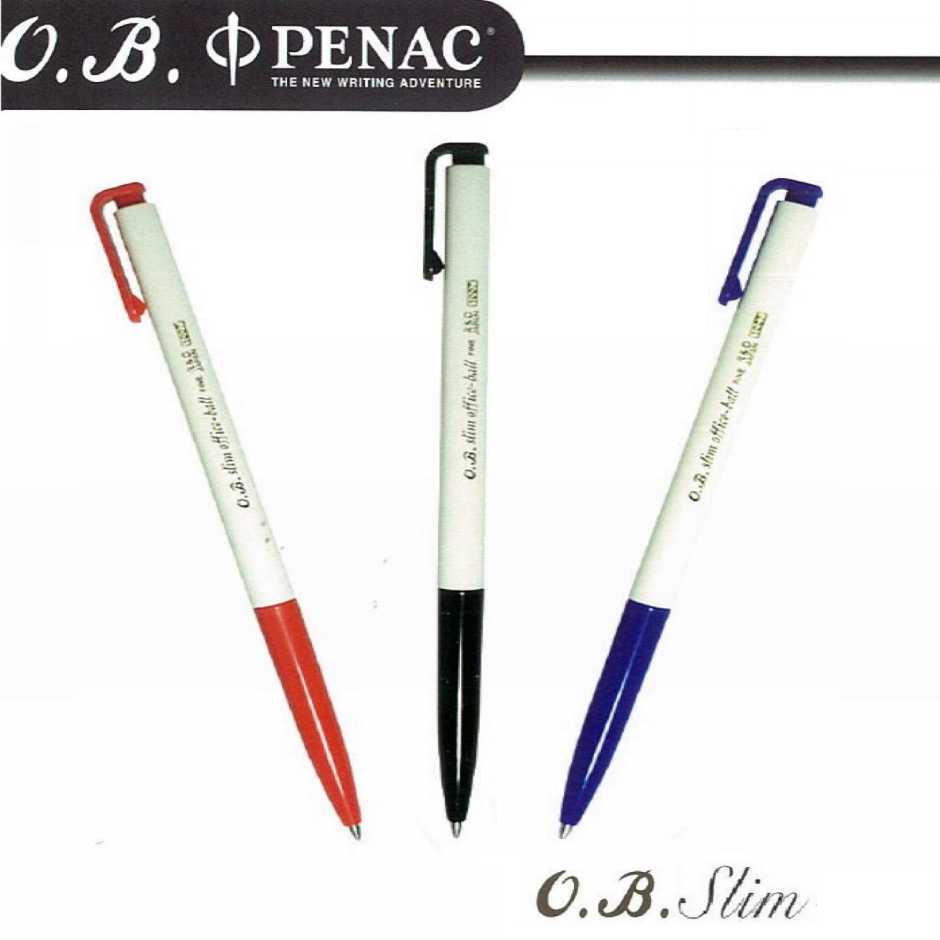 O.B. Slim自動原子筆0.7mm  (50支/盒) OB#1007