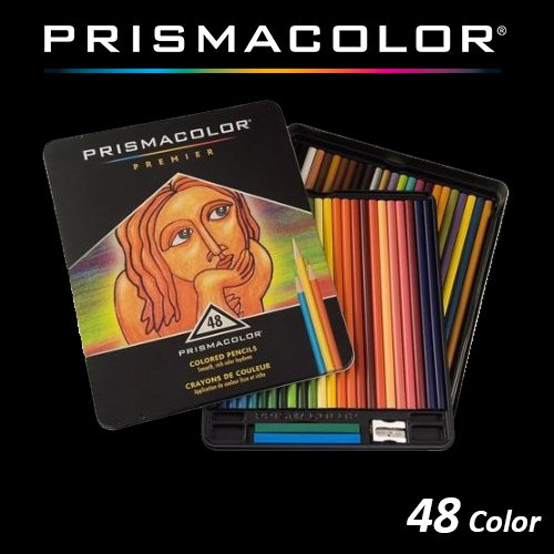 美國 【Prismacolor】 高質感藝術家級 油性色鉛筆 48色 /盒