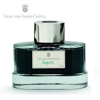 【Graf Von Faber-Castell】伯爵高級瓶裝墨水 綠松石 V141010  /瓶