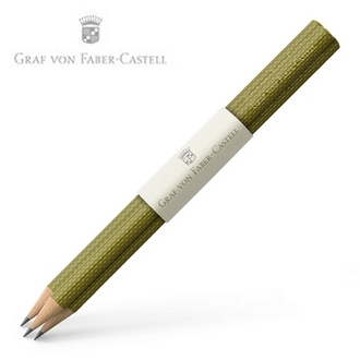 【Graf Von Faber-Castell】繩紋飾 橄欖綠 V118627 鉛筆3支入 /組