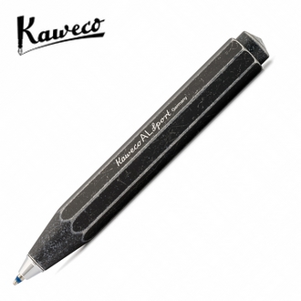 德國 KAWECO AL Sport Stonewashed 系列原子筆 1.0mm 黑色 4250278608477 /支