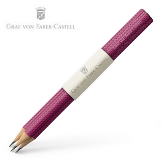 【Graf Von Faber-Castell】繩紋飾 螢光粉 V118626 鉛筆3支入 /組