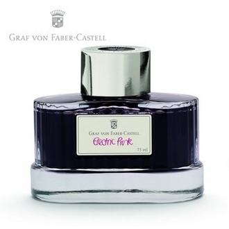 【Graf Von Faber-Castell】伯爵高級瓶裝墨水 螢光粉 V141014  /瓶