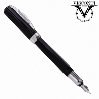 義大利 VISCONTI Vertigo 黑 KP13-14-FP 鋼筆 /支