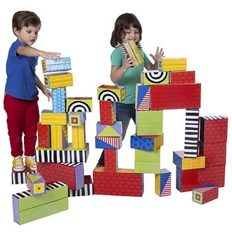 {振昌文具}【請先來電洽詢庫存】【美國ALEX】18CW  幼兒紙板大積木 /組