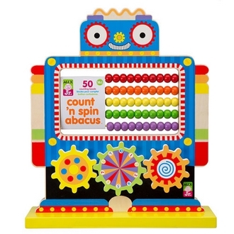 {振昌文具}【請先來電洽詢庫存】【美國ALEX】1999R  快樂機器人數數樂 算盤 /個