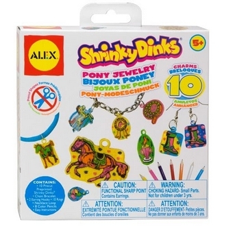 {振昌文具}【請先來電洽詢庫存】【美國ALEX】494P  DIY熱縮片-快樂騎馬飾品 /組