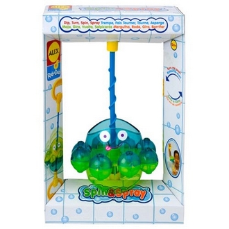 {振昌文具}【請先來電洽詢庫存】【美國ALEX】859W  兒童洗澡玩具 旋轉噴水章魚 /組