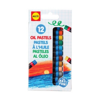 {振昌文具}【請先來電洽詢庫存】【美國ALEX】203W  小畫家粉蠟筆  12色 /盒