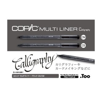 {振昌文具}【請先來電洽詢庫存】日本原裝進口 COPIC Multiliner Calligraphy 書法型 CS/CM 方頭筆 /組
