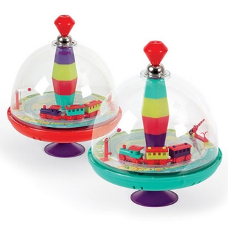 {振昌文具}【請先來電洽詢庫存】【法國Janod】經典復古童玩-旋轉音樂火車 J04126 /組