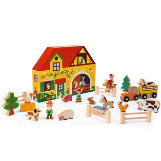 {振昌文具}【請先來電洽詢庫存】【法國Janod】我的故事盒-忙碌農莊 J08524 /組