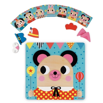 {振昌文具}【請先來電洽詢庫存】【法國Janod】認知學習-猜猜我是誰？ J08035 /組