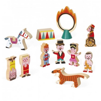 {振昌文具}【請先來電洽詢庫存】【法國Janod】迷你故事集-馬戲團 J08511 /組