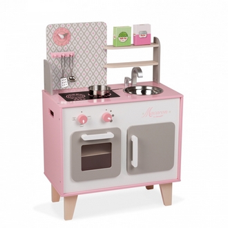 {振昌文具}【請先來電洽詢庫存】【法國Janod】妙廚師好料理-粉紅廚具組(含配件) J06567 /組