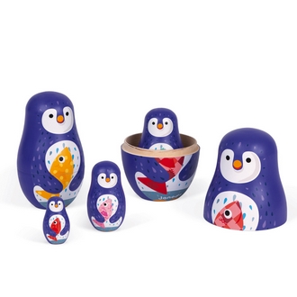 {振昌文具}【請先來電洽詢庫存】【法國Janod】經典設計木玩-俄羅斯娃娃 J08134  /組