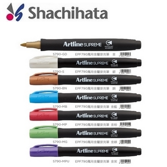 日本 寫吉哈達  EPF790 萬用金屬彩色 1mm 麥克筆 嘜克筆 12支 /盒