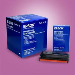 { EPSON 原廠 ERC-38 B/R 收銀機 發票機色帶 ( 黑紅雙色 ) ERC38 B/R}