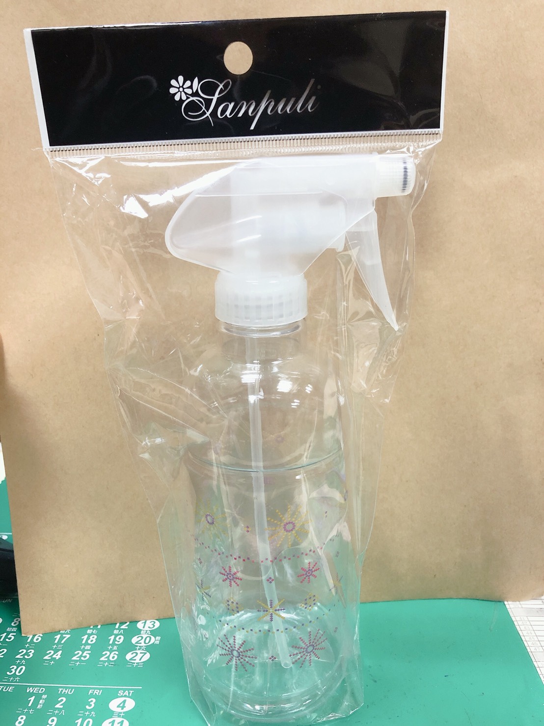 {振昌文具}卡拉拉噴噴瓶 450ML 酒精消毒液透明塑料瓶 抗菌消毒 分裝瓶 PT-057