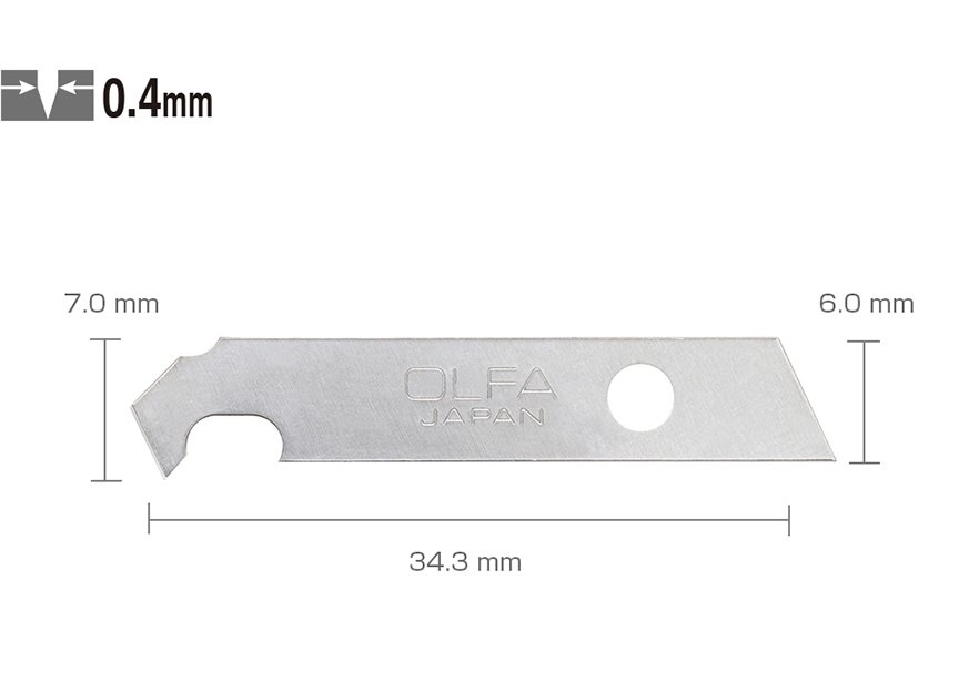 {振昌文具}OLFA專業用筆刀刀片KB4-P/5型（日本包裝型號XB157P型）