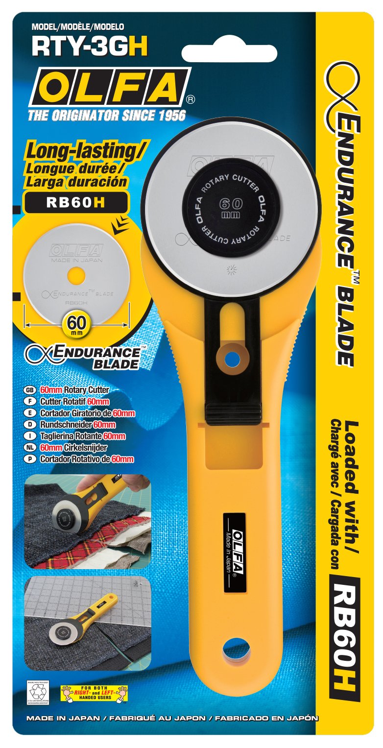 {振昌文具}OLFA 60m/m 割布(拼布) 刀RTY-3GH型特別版