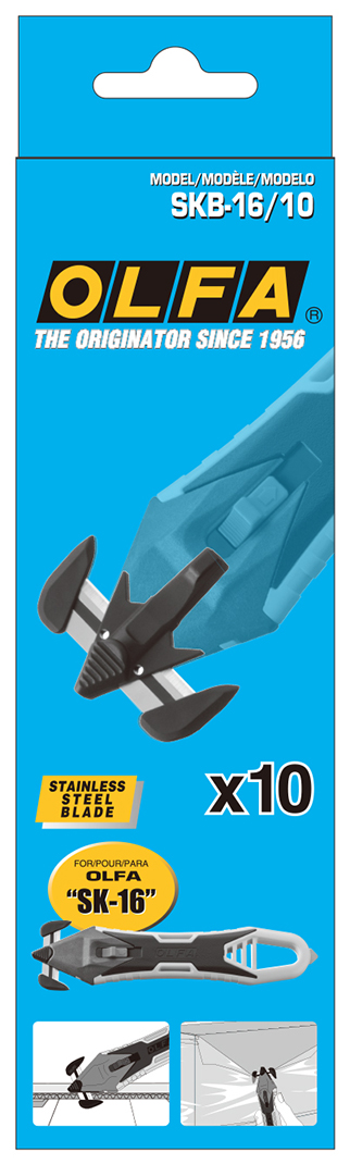 {振昌文具}OLFA刀片可替換式安全工作刀備用刀片SKB-16/10B型(日本內銷型號XB239-10)