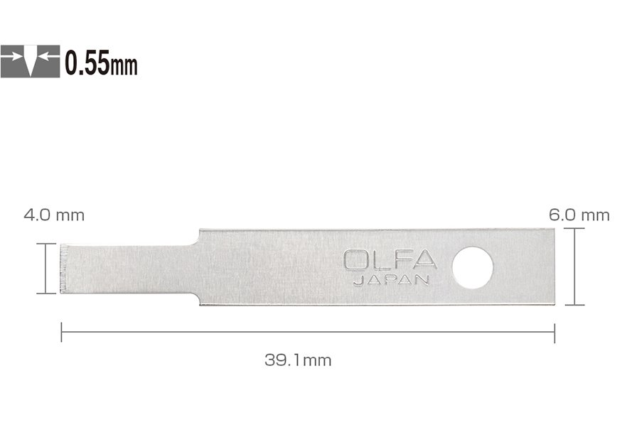 {振昌文具}OLFA專業用筆刀刀片KB4-NF/5型（日本包裝型號XB157N型）