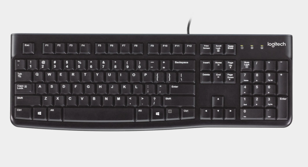 Logitech 羅技 K120 有線鍵盤